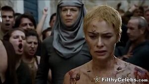 Lena Headey Bare Walk Of Shame In Game Of Thrones