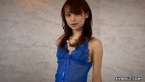 Chinese chick, Miina Yoshihara deep throats dick, uncensored